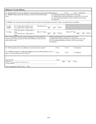 Influenza-Associated Pediatric Mortality Case Report Form, Page 5