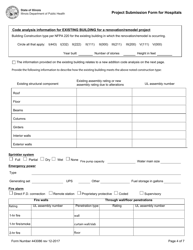 Form 443086 Project Submission Form for Hospitals - Illinois, Page 4