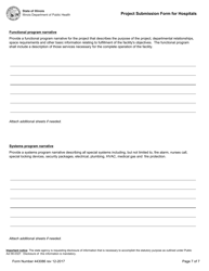 Form 443086 Project Submission Form for Hospitals - Illinois, Page 7