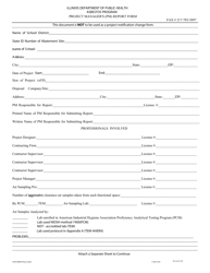 Document preview: Form IL482-1034 Project Manager's (Pm) Report Form - Illinois