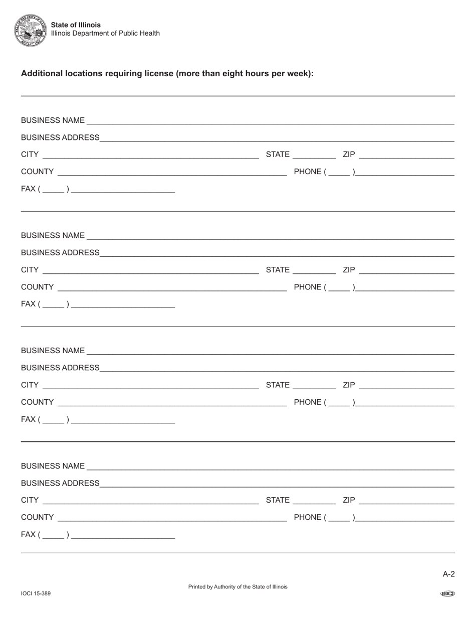 Dispenser License Application - Hearing Instrument Consumer Protection Program - Illinois, Page 4