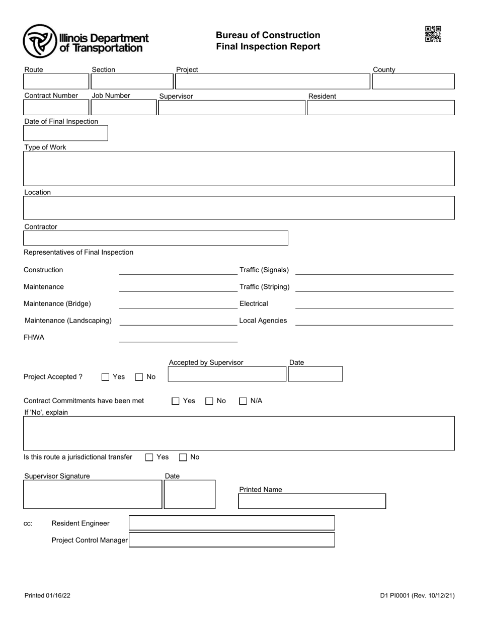 Form D1 PI0001 - Fill Out, Sign Online and Download Fillable PDF ...