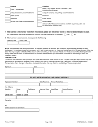 Form OPER2800 Business Logo Signing Program Application - Illinois, Page 2