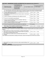 State Form 55715 Institutional Controls Self Audit Checklist - Indiana, Page 2