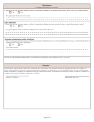 State Form 54477 Indiana Junket Operator Certificate of Registration Renewal Application/Information Update - Indiana, Page 2