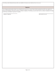 State Form 54478 Indiana Junketeer Certificate of Registration Renewal Application/Information Update - Indiana, Page 2