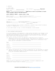State Form 18488 (SI-1) Employer&#039;s Application for Permission to Carry Risk Without Insurance - Indiana, Page 3
