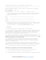 State Form 18488 (SI-1) Employer&#039;s Application for Permission to Carry Risk Without Insurance - Indiana, Page 4