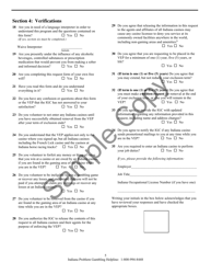 State Form 51803 Request for Enrollment in the Voluntary Exclusion Program (Vep) - Sample - Indiana, Page 5