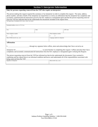 State Form 52323 Request for Removal - Indiana Voluntary Exclusion Program (Vep) - Indiana, Page 2