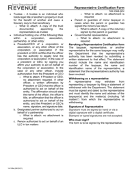 Form 14-108 Representative Certification Form - Iowa, Page 2