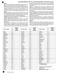 Form 32-022 Iowa Sales/Retailer&#039;s Use Tax and Surcharge Return - Iowa, Page 2