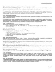 Water Utility Vendor Agreement - Low-Income Household Water Assistance Program - Iowa, Page 2