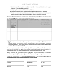 Form 22 Request for Confidentiality (Rfp) - Iowa, Page 2