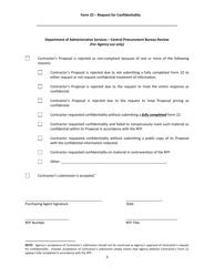 Form 22 Request for Confidentiality (Rfp) - Iowa, Page 3