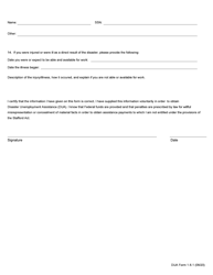 DUA Form 1 Application for Disaster Unemployment Assistance (Dua) - Iowa, Page 11