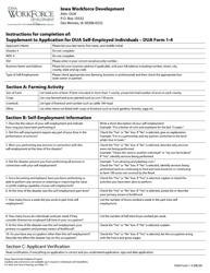 DUA Form 1 Application for Disaster Unemployment Assistance (Dua) - Iowa, Page 5