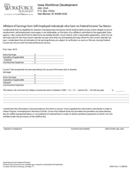 DUA Form 1 Application for Disaster Unemployment Assistance (Dua) - Iowa, Page 7