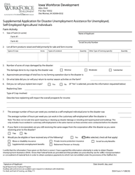 DUA Form 1 Application for Disaster Unemployment Assistance (Dua) - Iowa, Page 9