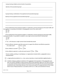 Application for a Change in Field of Membership - Kansas, Page 2