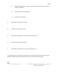 Form DA-171 Housing, Food Service and Other Employee Maintenance Policy - Kansas, Page 2