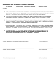 Formulario CCL.038 Solicitud Para Aprobacion De Capacitacion Porhoras De Reloj - Kansas (Spanish), Page 4