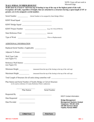 SBO Form 3 Wall Serial Number Request - Kansas, Page 2