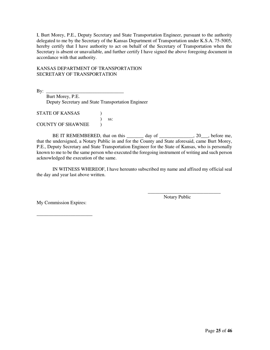 Attachment A Right-Of-Way Use Agreement - Kansas, Page 9