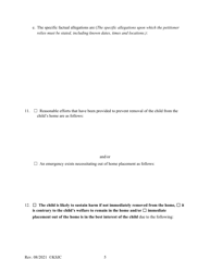 Form 110 Petition - Kansas, Page 5
