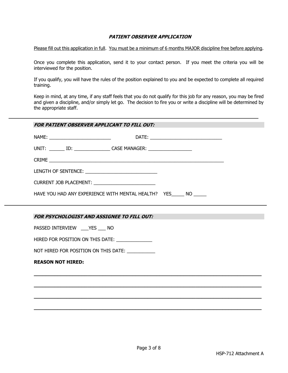 Attachment A Patient Observer Application - Iowa, Page 3