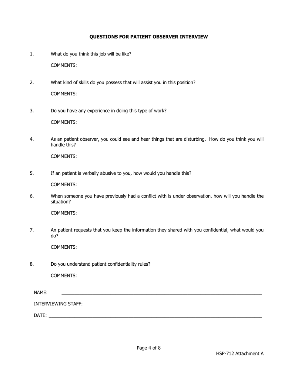 Attachment A Patient Observer Application - Iowa, Page 4