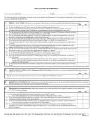 Document preview: Owi Continuum Worksheet - Iowa