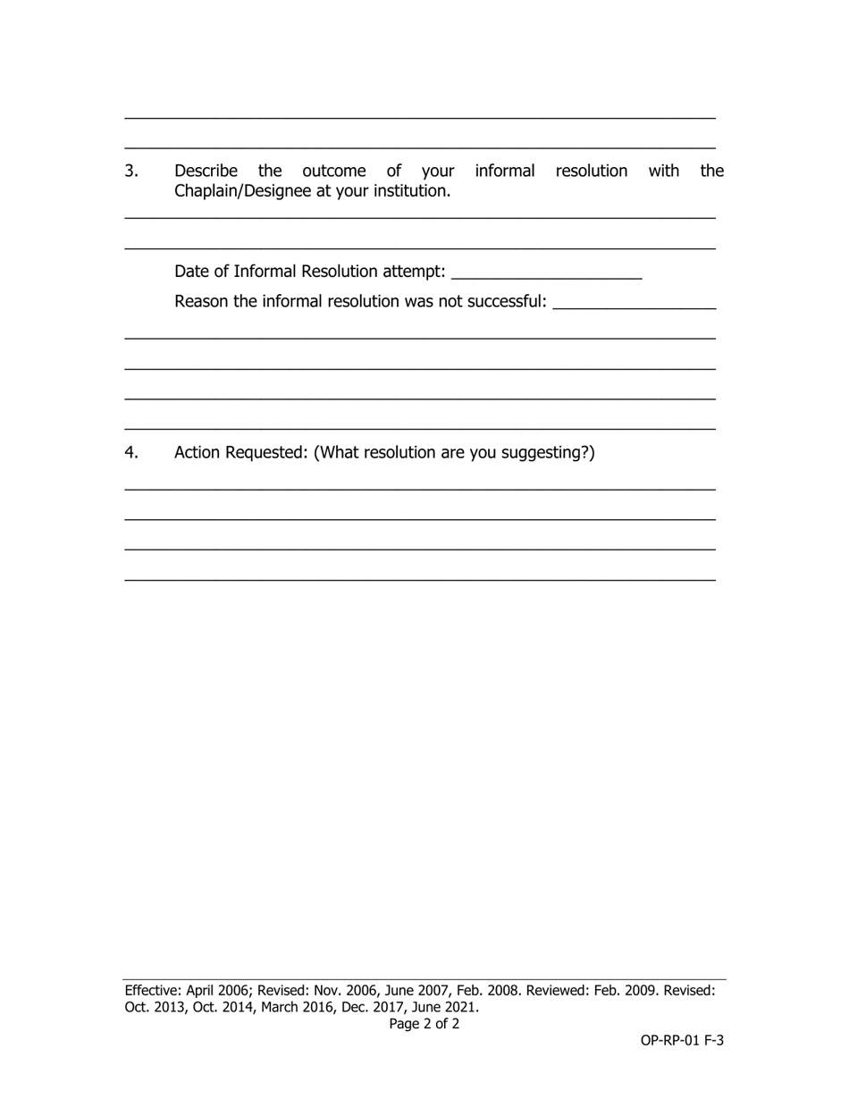 Religious Grievance - Iowa, Page 2