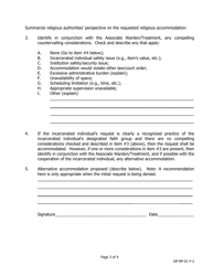 Religious Practice Assessment Form - Iowa, Page 3