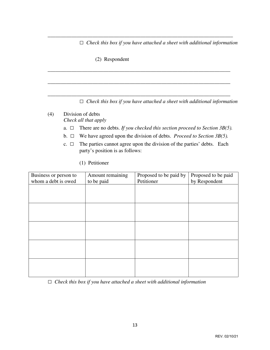 Statement of Resolved and Unresolved Issues - Iowa, Page 13
