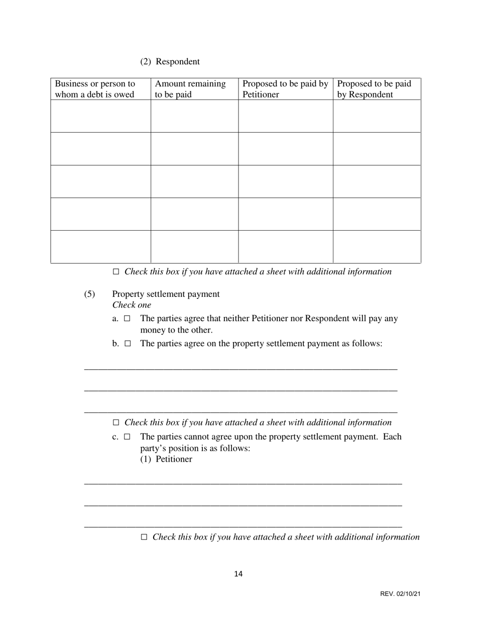 Statement of Resolved and Unresolved Issues - Iowa, Page 14