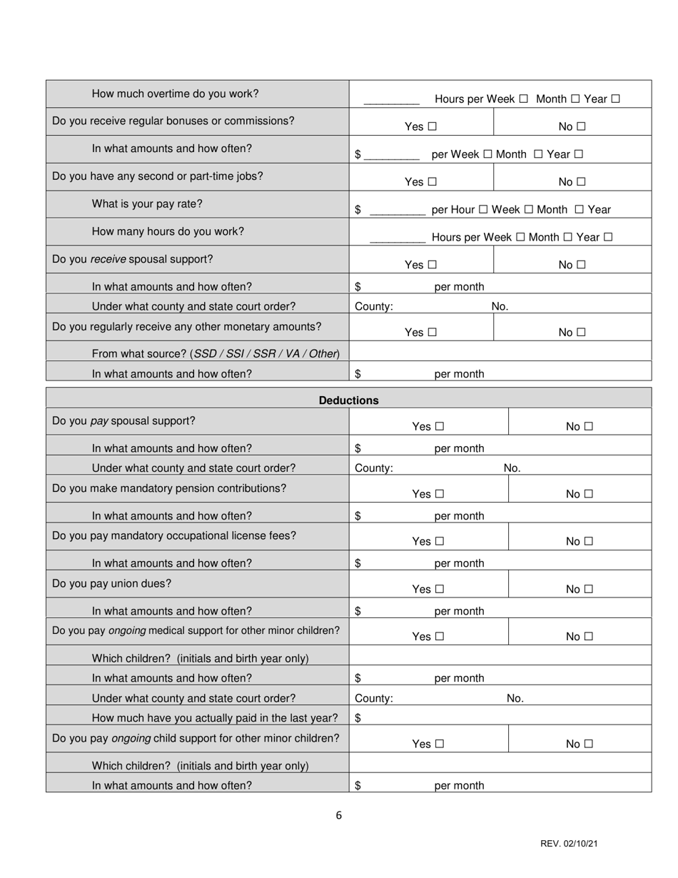 Statement of Resolved and Unresolved Issues - Iowa, Page 6