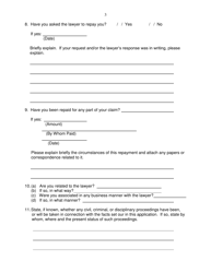 Application for Reimbursement - Iowa, Page 3