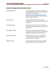 Instructions for Form TC59-109 Kentucky Ferryboat Annual Report - Kentucky, Page 7