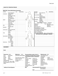 Form HP13 Pediatric Initial History and Physical - Kentucky, Page 4