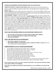 Form MCH-25A Verbal Lead Risk Assessment - Kentucky, Page 2