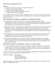 Form VS-102 Report of Adoption Form - Kentucky, Page 2