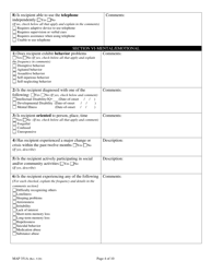 Form MAP351A Medicaid Waiver Assessment - Kentucky, Page 4