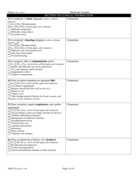 Form MAP351A Medicaid Waiver Assessment - Kentucky, Page 5