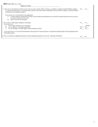 DOI Form 8301 Naic Individual Insurance License Application - Kentucky, Page 3