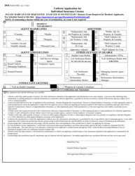 DOI Form 8301 Naic Individual Insurance License Application - Kentucky, Page 4