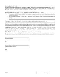 Insurance Agent (Producer) Disclosure for Annuities - Kentucky, Page 2