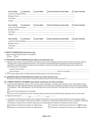Form ACS-12-46 Lacc License Application - Louisiana, Page 3