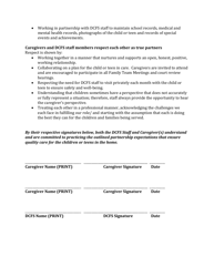 Partnership Plan Between Caregivers for Children and Teens in out-Of-Home Care and the Department of Children and Family Services and Staff - Louisiana, Page 3
