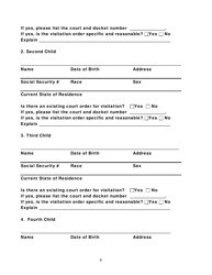 Access and Visitation Program Application - Louisiana, Page 8